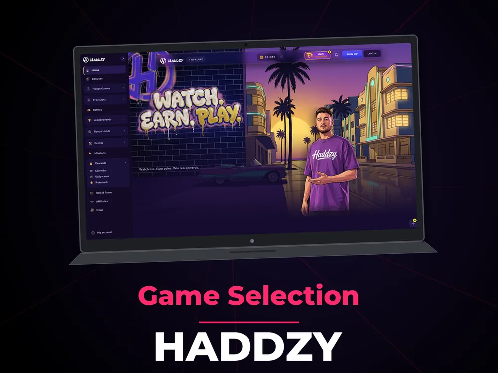 Haddzy - Game Selection