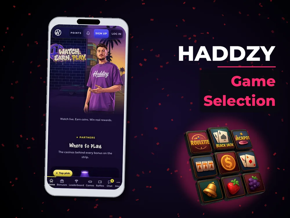 Haddzy - Game Selection