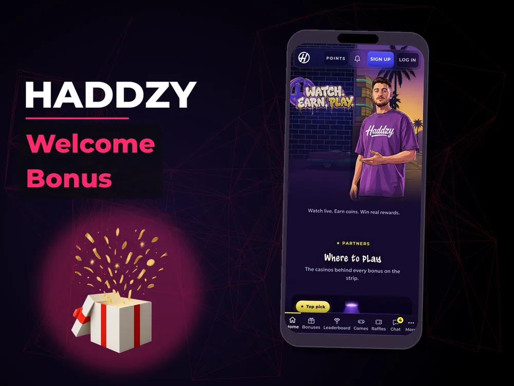 Haddzy - Welcome Bonus